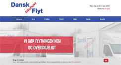 Desktop Screenshot of dansk-discountflyt.dk