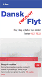 Mobile Screenshot of dansk-discountflyt.dk